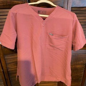 Mauve Catarina - One-Pocket Scrub Top